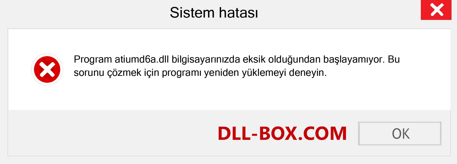 atiumd6a.dll dosyası eksik mi? Windows 7, 8, 10 için İndirin - Windows'ta atiumd6a dll Eksik Hatasını Düzeltin, fotoğraflar, resimler